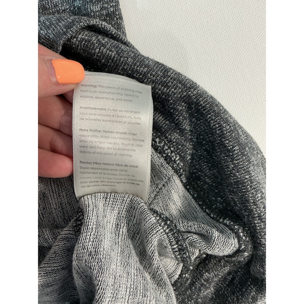 tentree Gray Space Dye Knit Hoodie Pullover Women's Size M - Picture 6 of 10